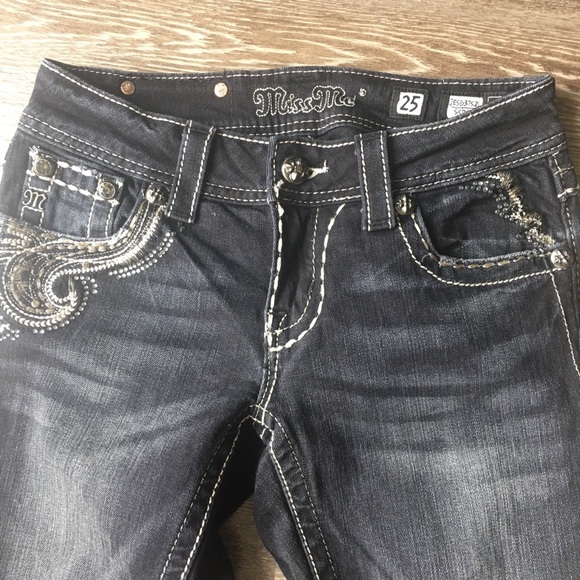 Miss Me Denim - Miss Me Black Skinny Jeans
